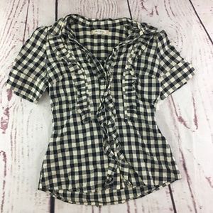 Arizona Short Sleeve Plaid Shirt Size L